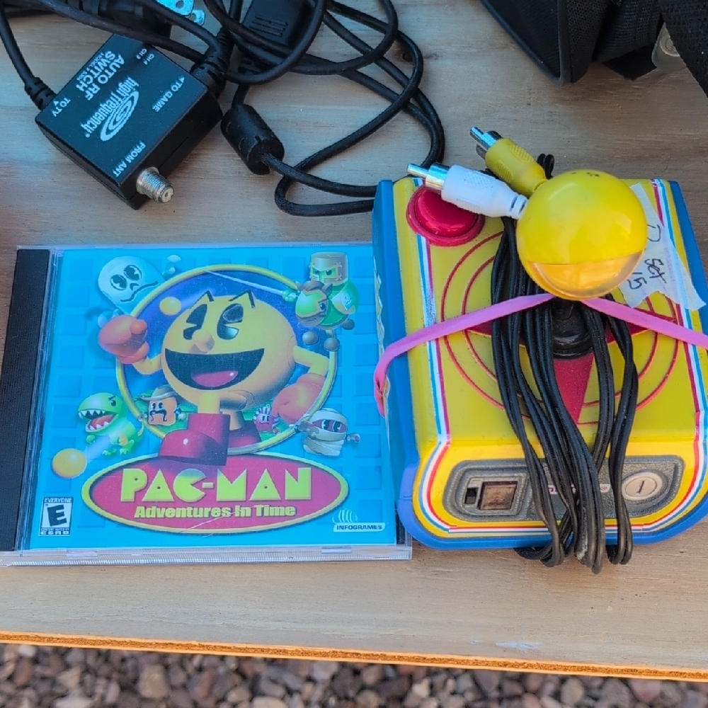 Pac-Man Adventures in Time Game and Controller